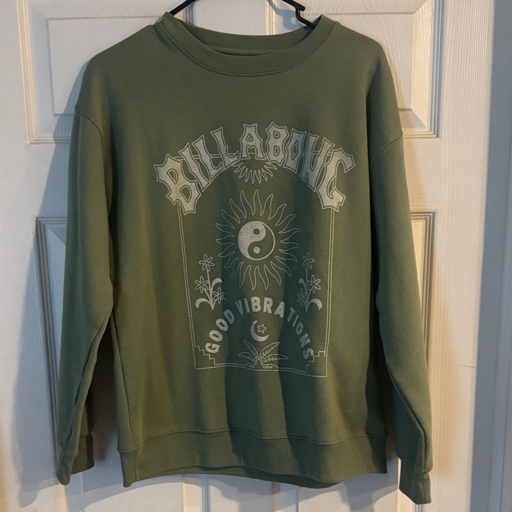 Billabong Olive Crewneck Sweater